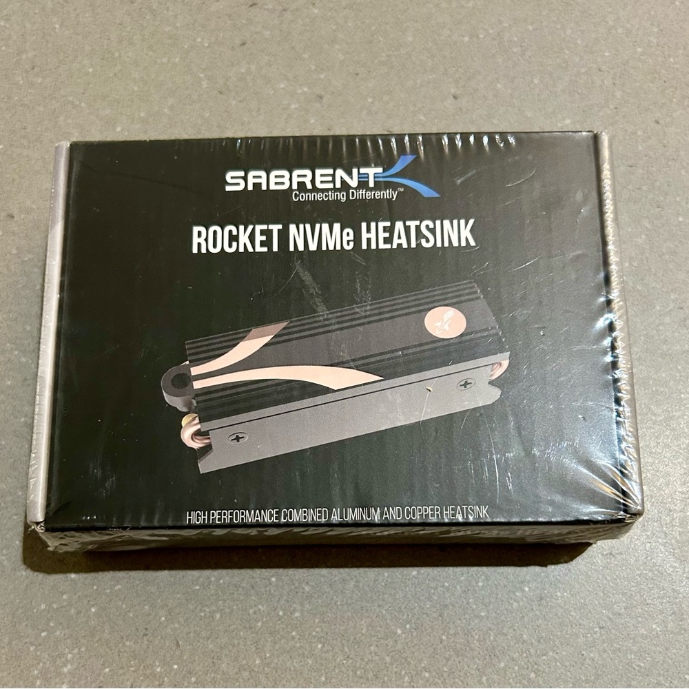 Sabrent-Black Rocket NVMe Heatsink